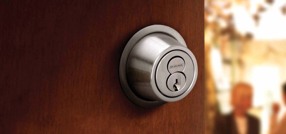 Schlage B661P One-Way Deadbolt Lock