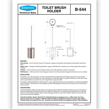 B-544 Toilet Brush Holder