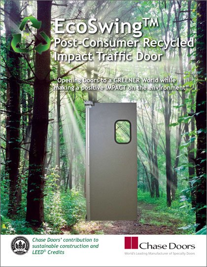 EcoSwing Post-Consumer Recycled Door