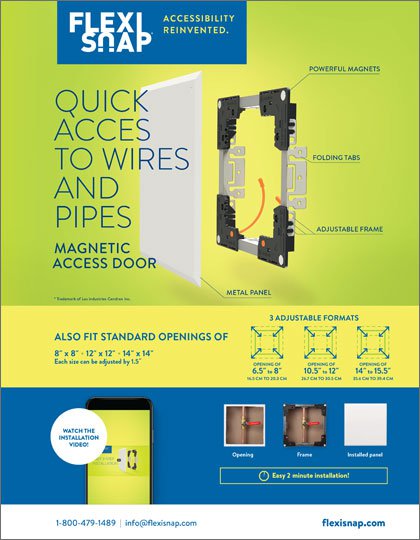 FlexiSnap Magnetic Access Panel Sell Sheet