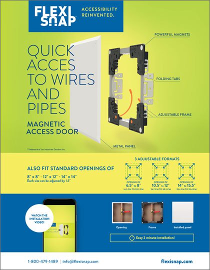 FlexiSnap Magnetic Access Panel Sell Sheet