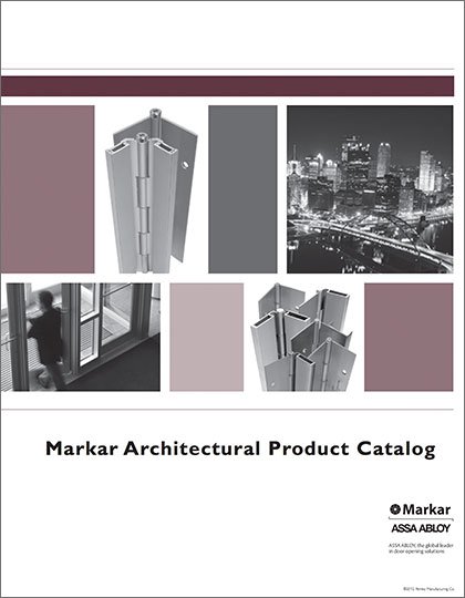 Markar Architectural Hardware Product Catalogue