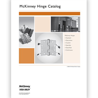 McKinney Hinge Catalog