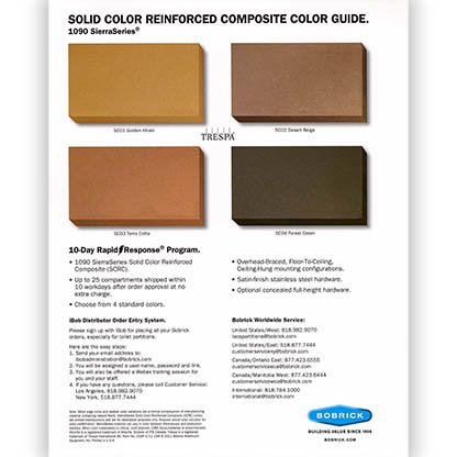 Solid Color Reinforced Composite Color Guide