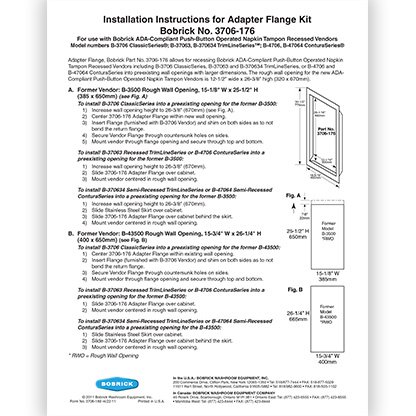 Adapter Flange Kit: 3706-176