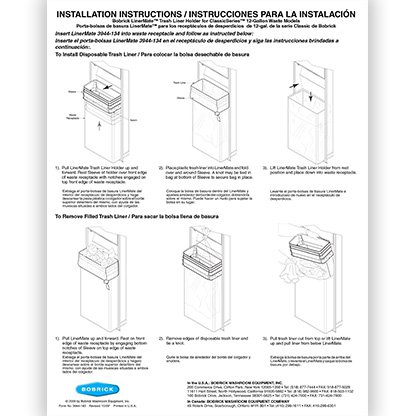 Trash Liner Holder Installation (3944-14)