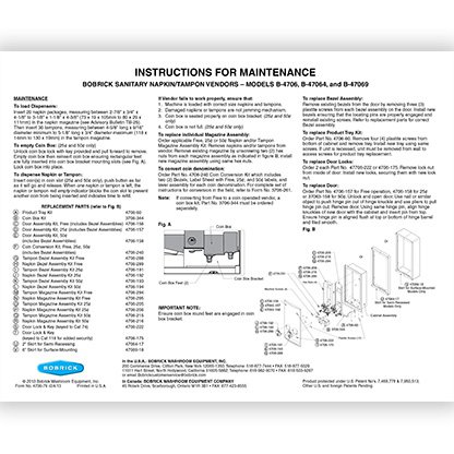 Maintenance: 4706 Series