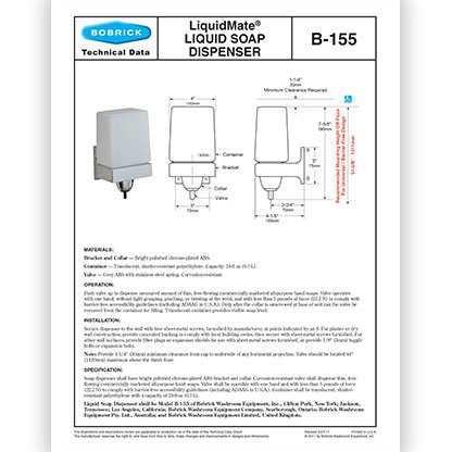 B-155 LiquidMate Chrome/White