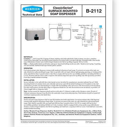 B-2112 ClassicSeries Horizontal