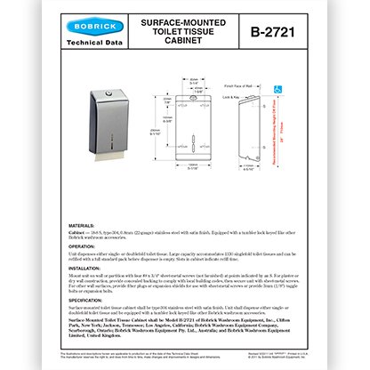 B-2721 Cabinet