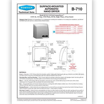 B-710 CompacDryer