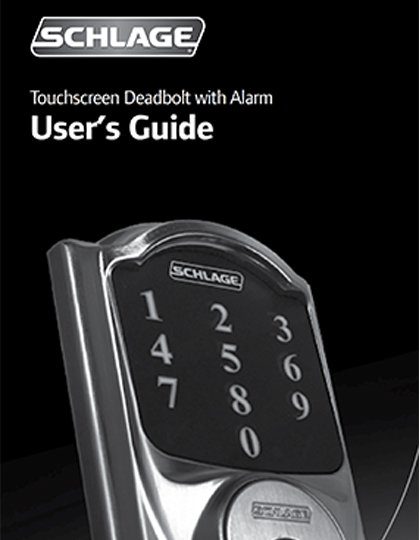 BE469NX Touchscreen Deadbolt