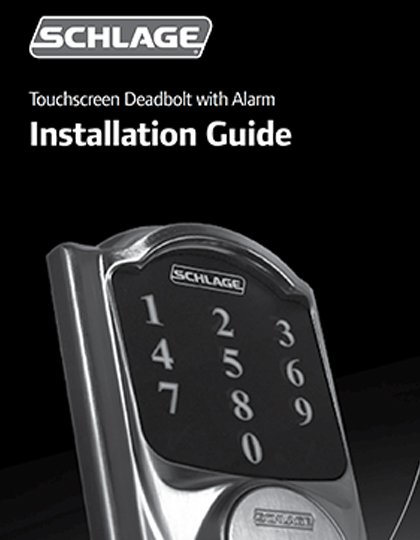 BE469NX Touchscreen Deadbolt