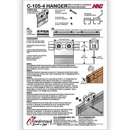 C-105 Hanger Kit
