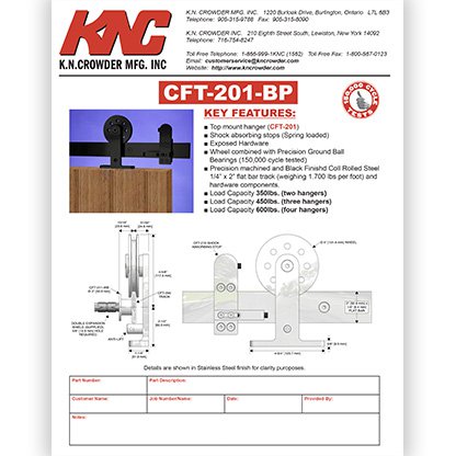 CFT-201-BP Top Mount