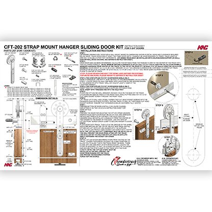 CFT-202 Barn Track Kit