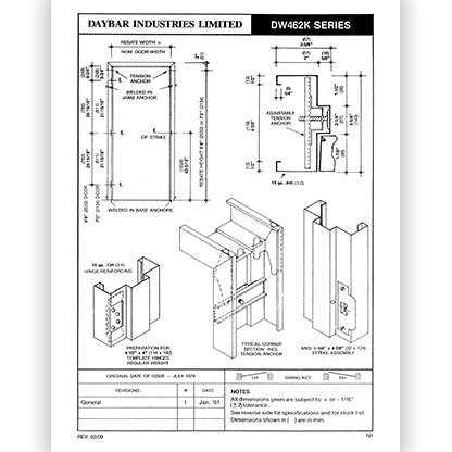 DW462K Series, 18 ga