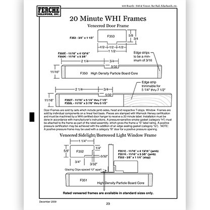 Ferche Fire Rated Jambs