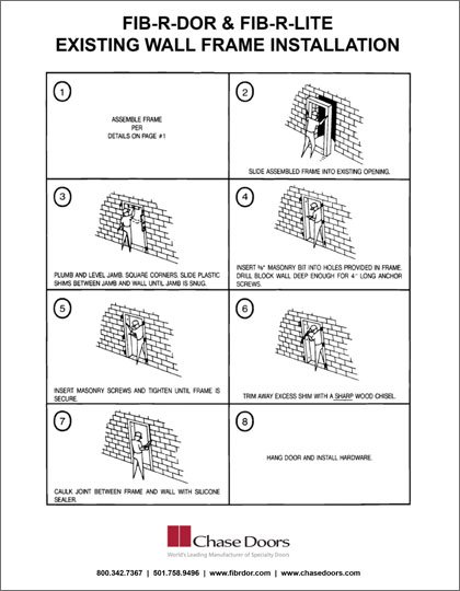 Fib-R-Dor Installation Instructions