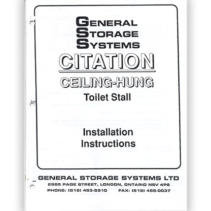 GSS Citation Assembly Instructions