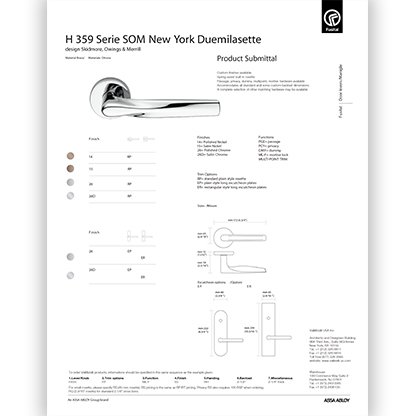 H 359 SOM New York