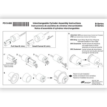 Interchangeable Cylinder Assembly