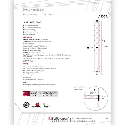 Evolution Series Flat Jamb