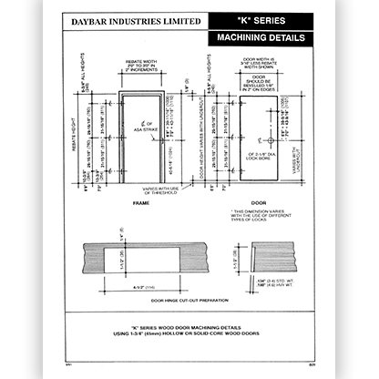 K Series Machining Details