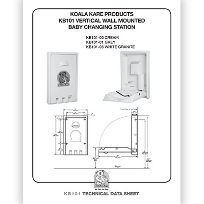 KB101 Vertical Wall Mount Table