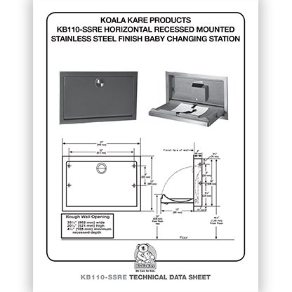 KB110-SSRE Horizontal Recessed