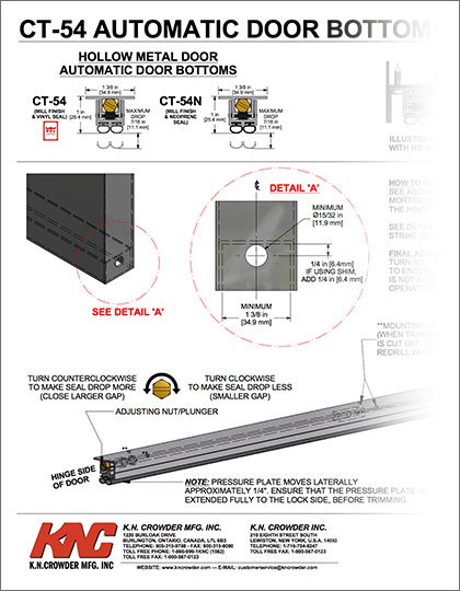 CT-54 Automatic Door Bottom