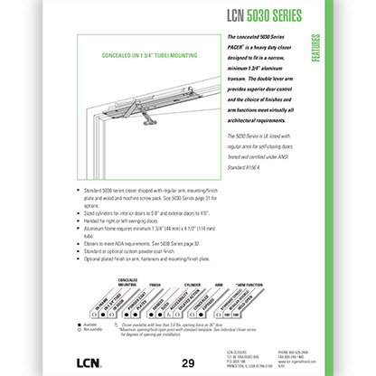 LCN 5030 Series