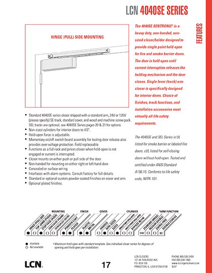 LCN 4040SE Series