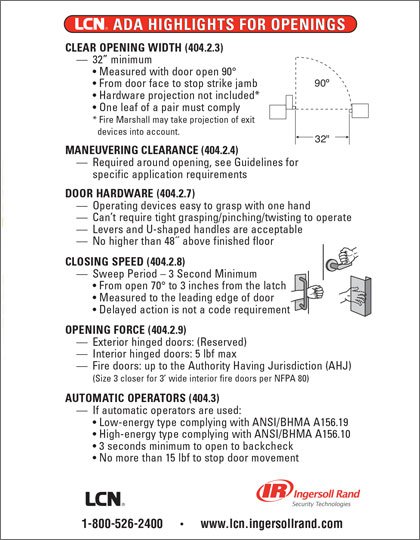 LCN ADA Pocket Guide