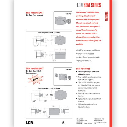 LCN SEM 7800 Series