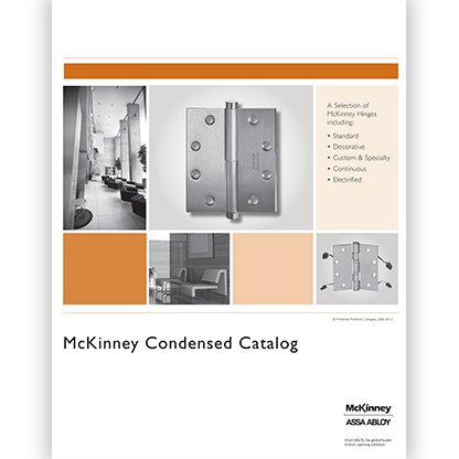 McKinney Condensed Catalogue