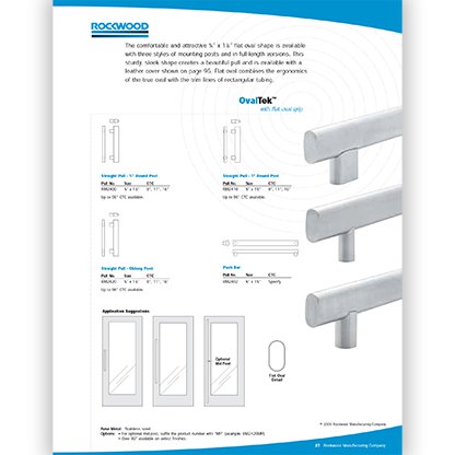 OvalTek Collection - Flat Oval