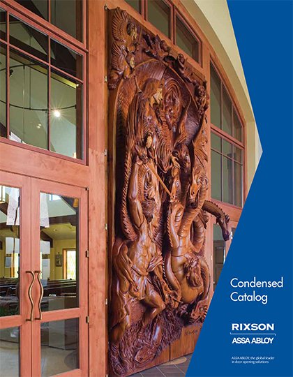 Rixson Condensed Catalogue