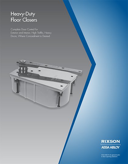 Rixson Heavy Duty Floor Closers