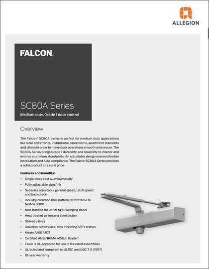 Falcon SC80 Series
