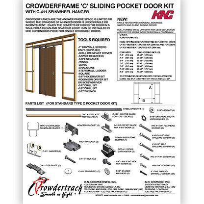 Type C Pocket Door Kit