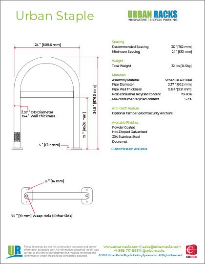 Urban Staple Specifications