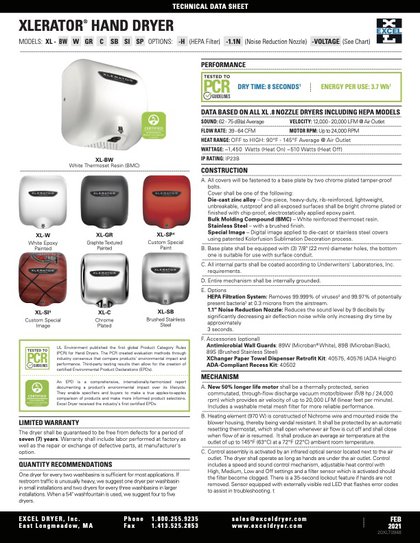 XLERATOR Technical Sheet